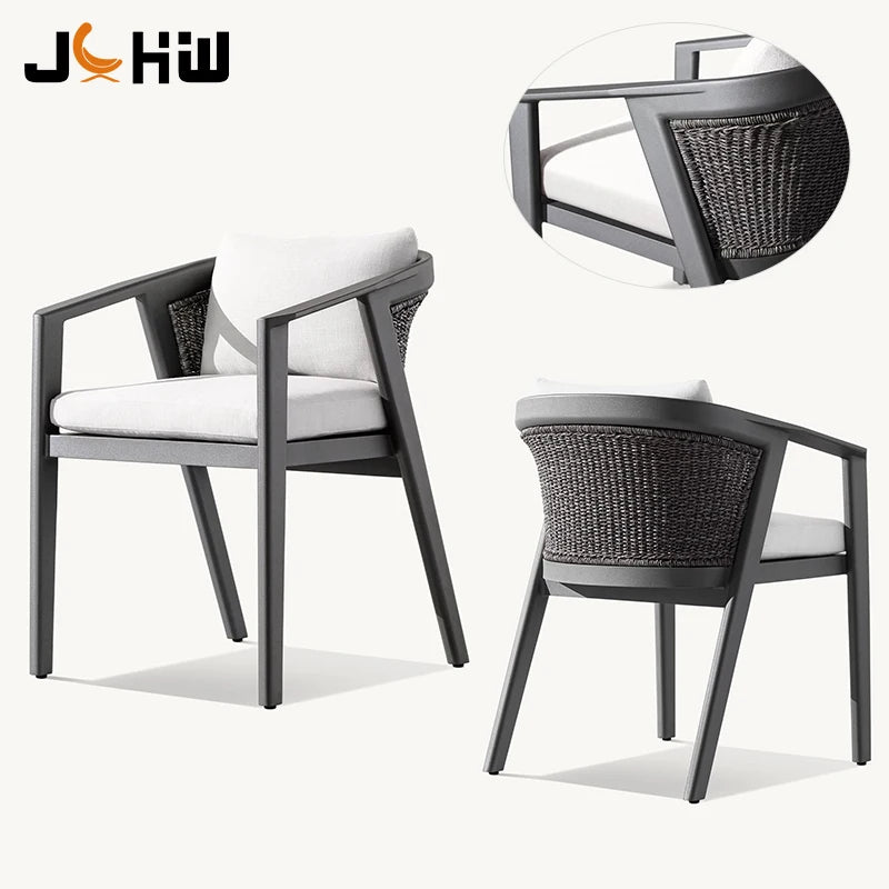 Custom Aluminum Dining Set Rattan Contemporary Alfresco Outdoor Living Australia