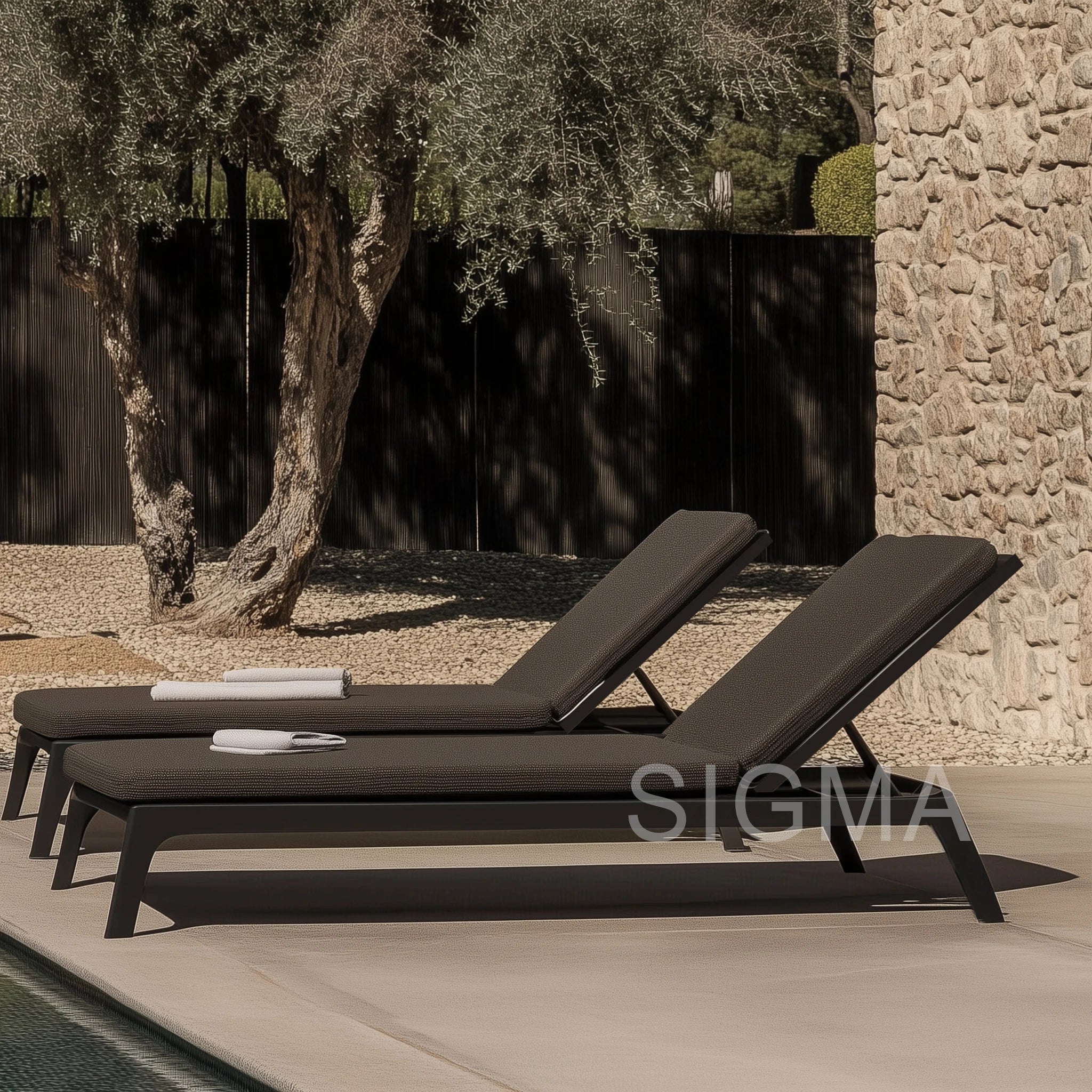 Modern Aluminum Sun Lounger Designer Outdoor Furniture Alfresco Outdoor Living Australia