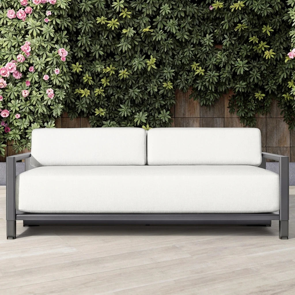 Custom Rattan Garden Sofa Set Modern Woven Aluminum Alfresco Outdoor Living Australia