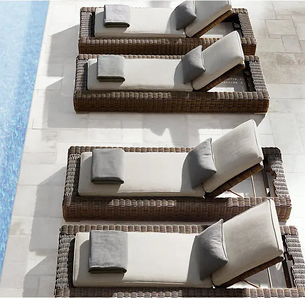 Sun Lounger Rattan Outdoor Daybed Adjustable Architectural Alfresco Outdoor Living Australia