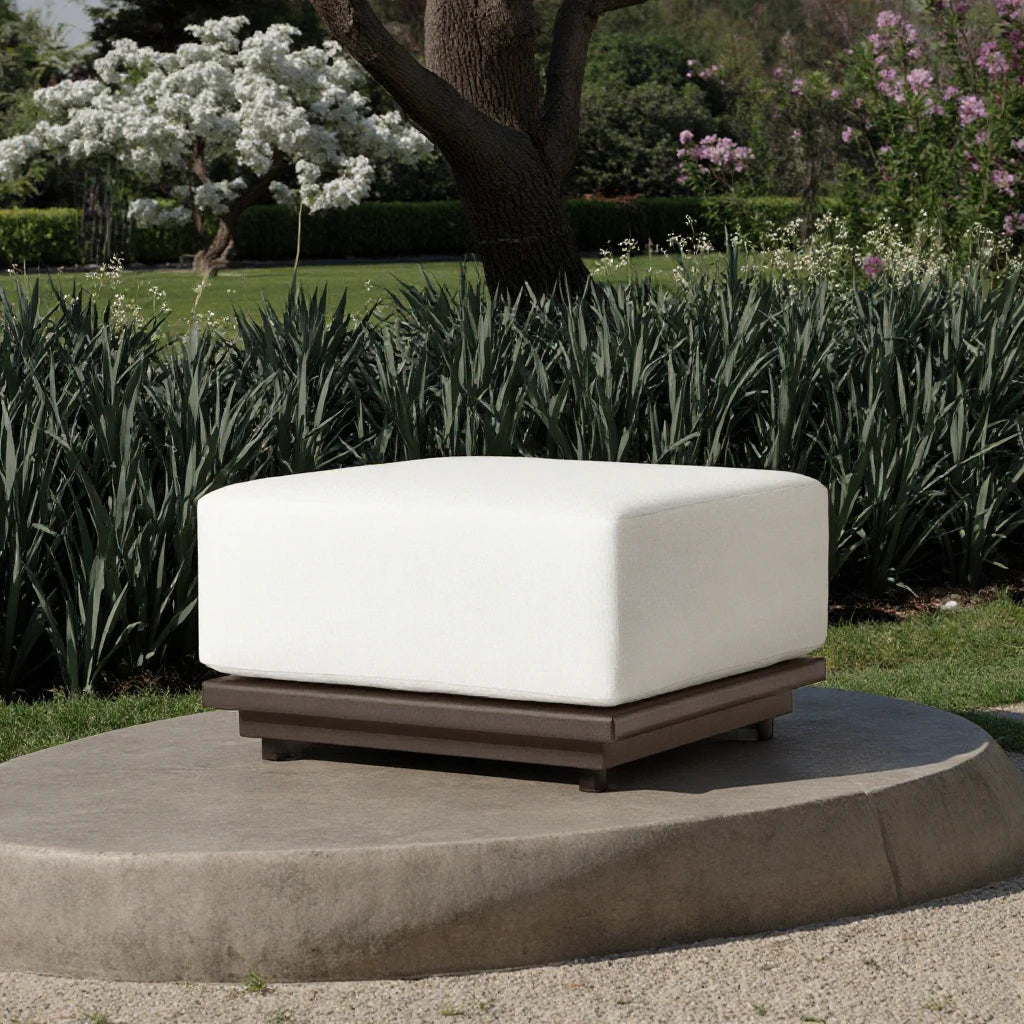 Custom Outdoor Ottoman Aluminium Contemporary Modular Alfresco Outdoor Living Australia