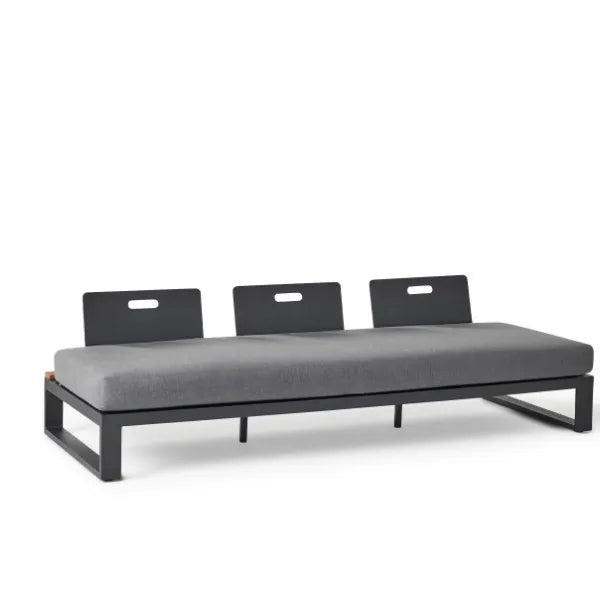 Custom Teak Aluminium Sofa Contemporary Style Alfresco Outdoor Living Australia