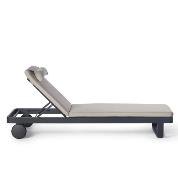 Sun Lounger Adjustable Aluminium Architectural Design Alfresco Outdoor Living Australia