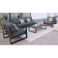 Custom 5 Seater Outdoor Conversation Set Aluminium Alfresco Living Australia