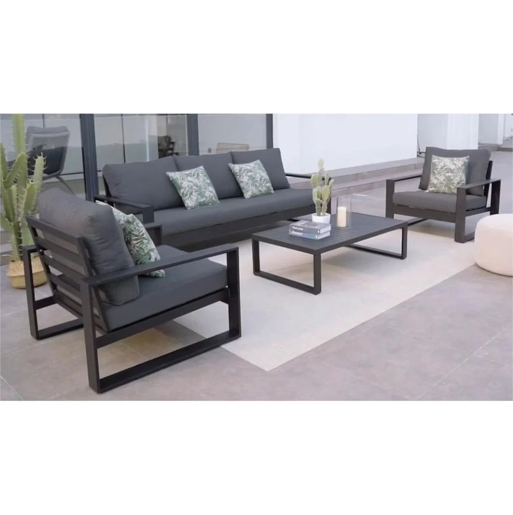 Custom 5 Seater Outdoor Conversation Set Aluminium Alfresco Living Australia