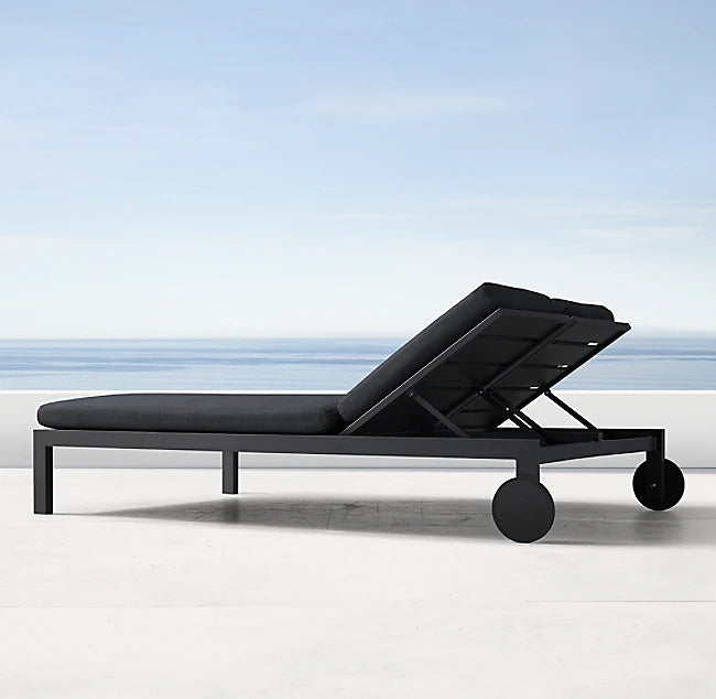 Sun Lounger Double Seat Contemporary Aluminum Alfresco Outdoor Living Australia