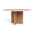Marble Teak Outdoor Dining Table Contemporary Alfresco Outdoor Living Australia