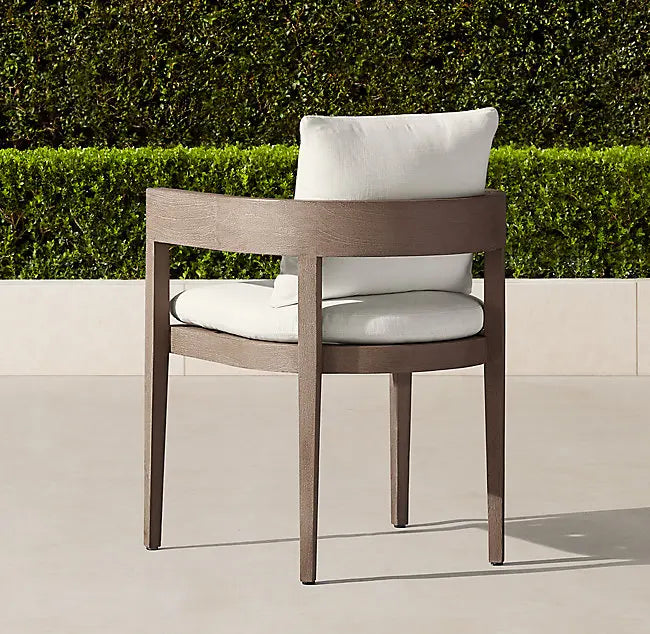 Custom Teak Dining Set Half Moon 8 Seater Alfresco Outdoor Living Australia