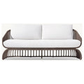 Curved Rope Woven Outdoor Sofa Aluminum Frame Alfresco Outdoor Living Australia