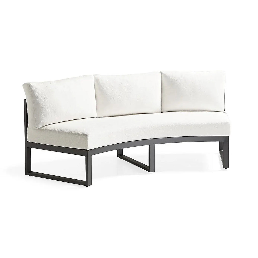 Custom Outdoor Furniture Curved Sectional Aluminium Alfresco Outdoor Living Australia