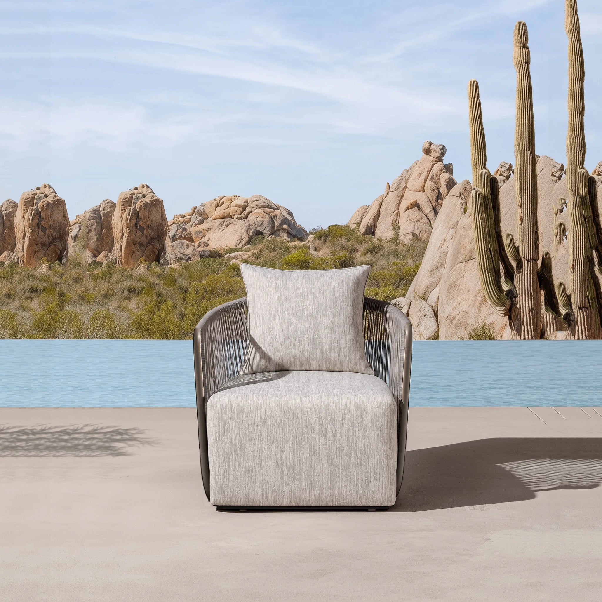 Custom Outdoor Furniture Swivel Chair Contemporary Alfresco Outdoor Living Australia