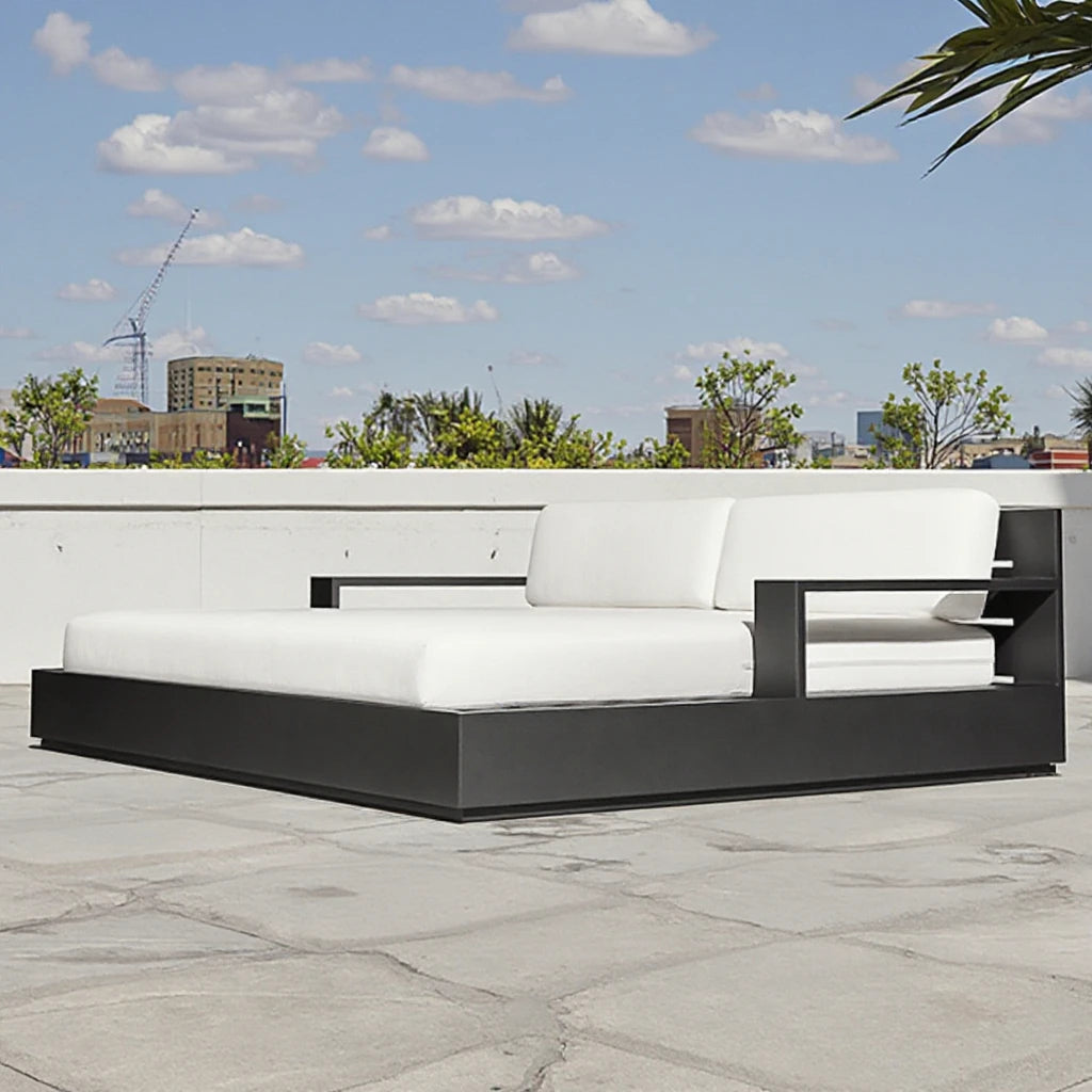 Aluminum Double Seat Daybed Contemporary Alfresco Outdoor Living Australia