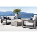 Custom Outdoor Furniture Aluminum Sofa Set Contemporary Modular Alfresco Outdoor Living Australia