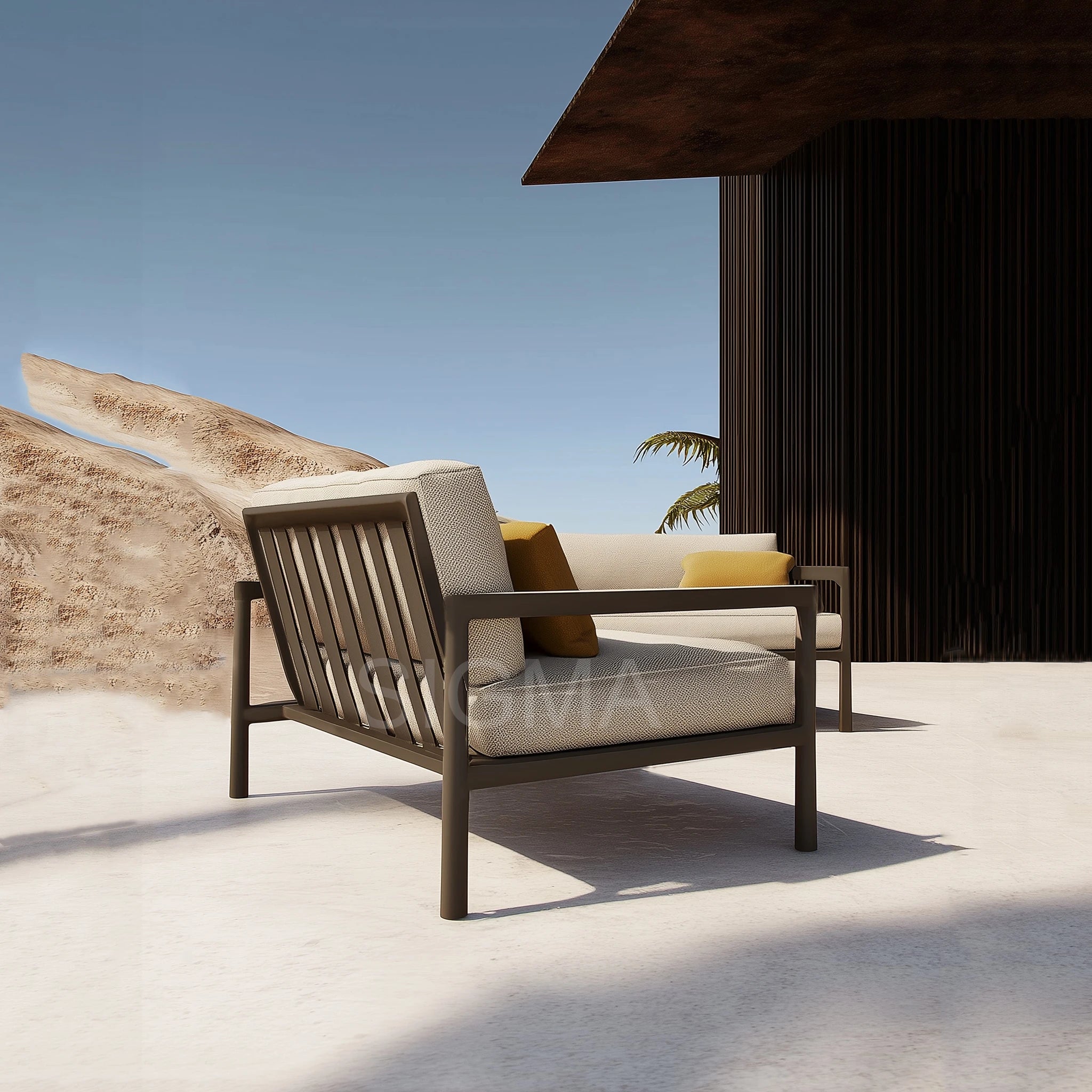 Aluminum Outdoor Sofa Lounge Set Modern Modular Alfresco Outdoor Living Australia