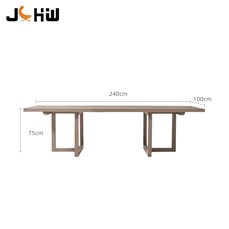 Modern Teak Garden Dining Set 6-8 Seater Outdoor Furniture