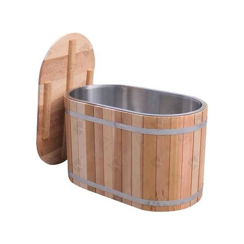 Cedar Cold Plunge Tub Stainless Steel Alfresco Outdoor Living Australia