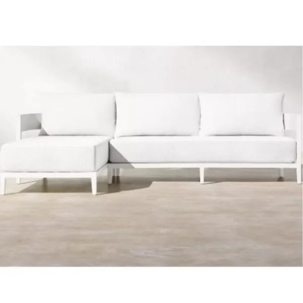 Curved Aluminum Sectional Sofa Contemporary L-Shape Alfresco Outdoor Living Australia