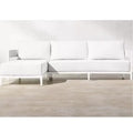 Curved Aluminum Sectional Sofa Contemporary L-Shape Alfresco Outdoor Living Australia