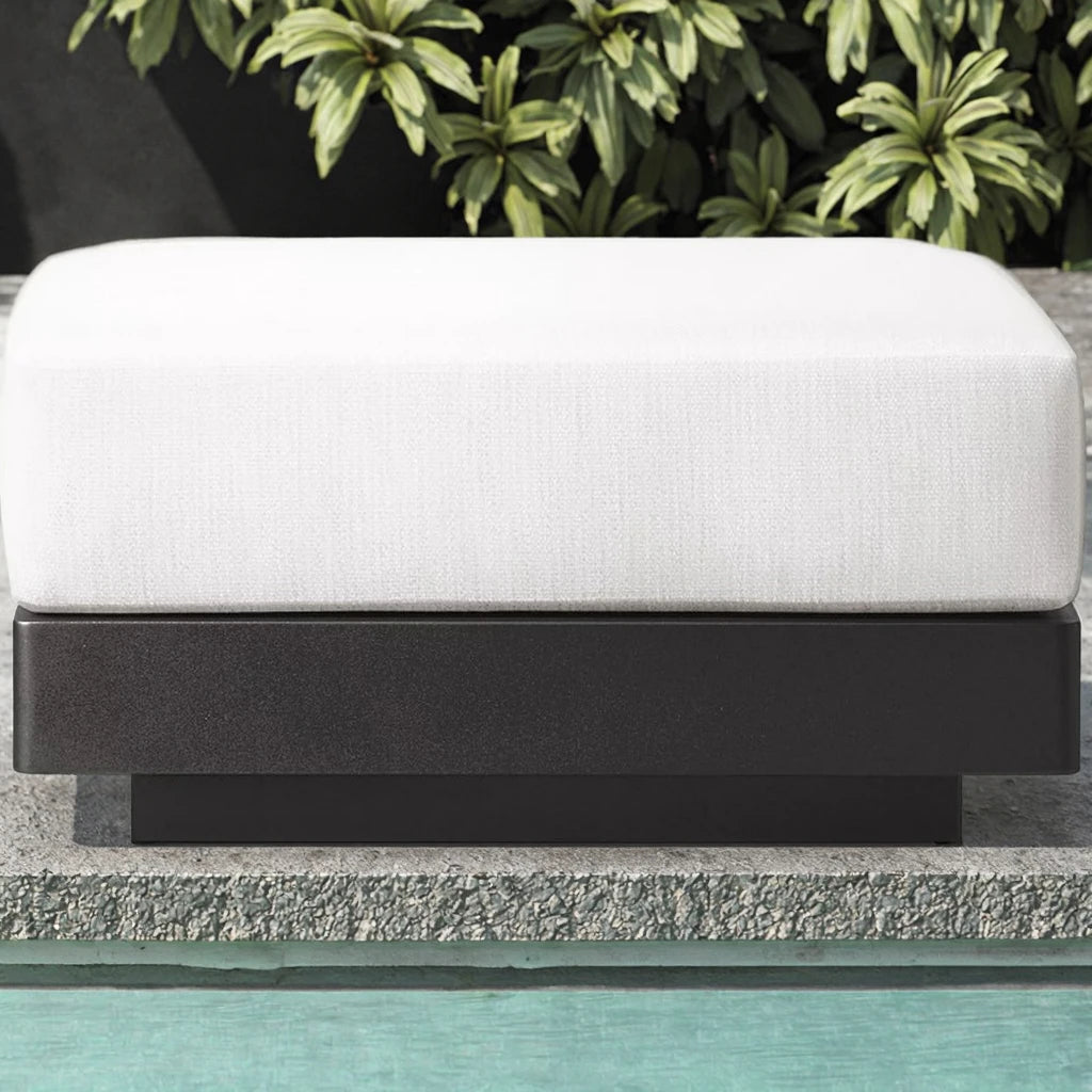 Outdoor Ottoman Stool Modern Minimalist Alfresco Outdoor Living Australia