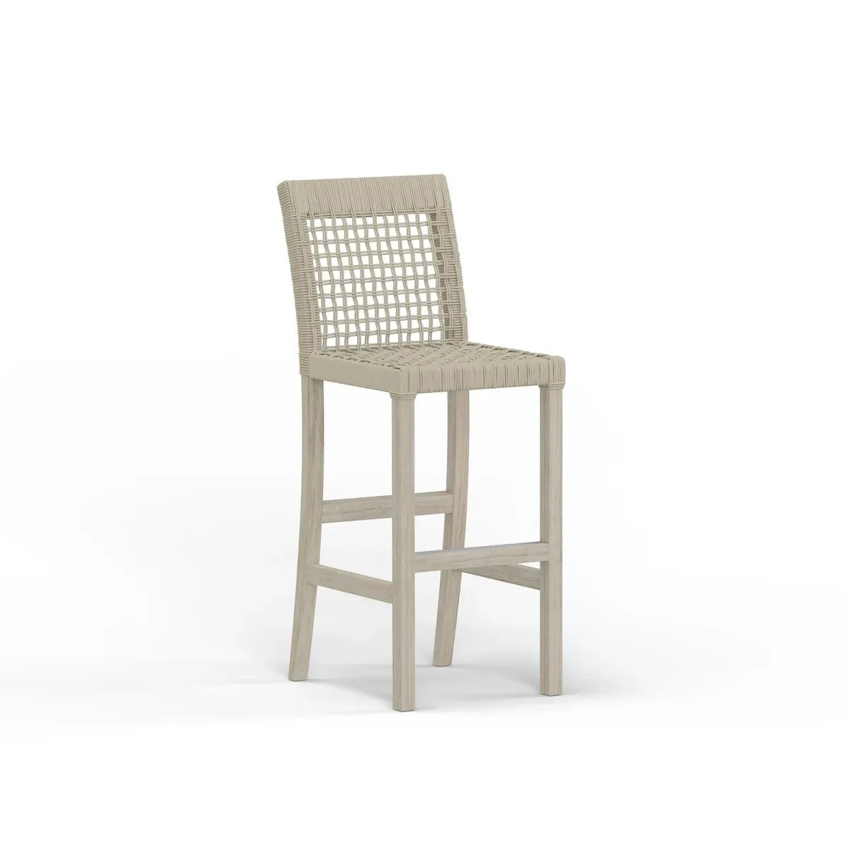 Teak Outdoor Bar Stool Set Modern Sculptural Alfresco Outdoor Living Australia