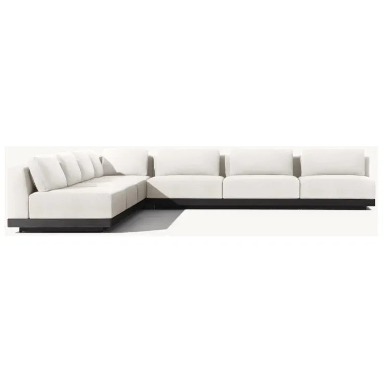 Aluminium L-Shape Sectional Sofa Designer Alfresco Outdoor Living Australia