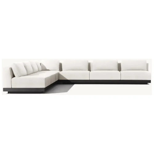 Aluminium L-Shape Sectional Sofa Designer Alfresco Outdoor Living Australia