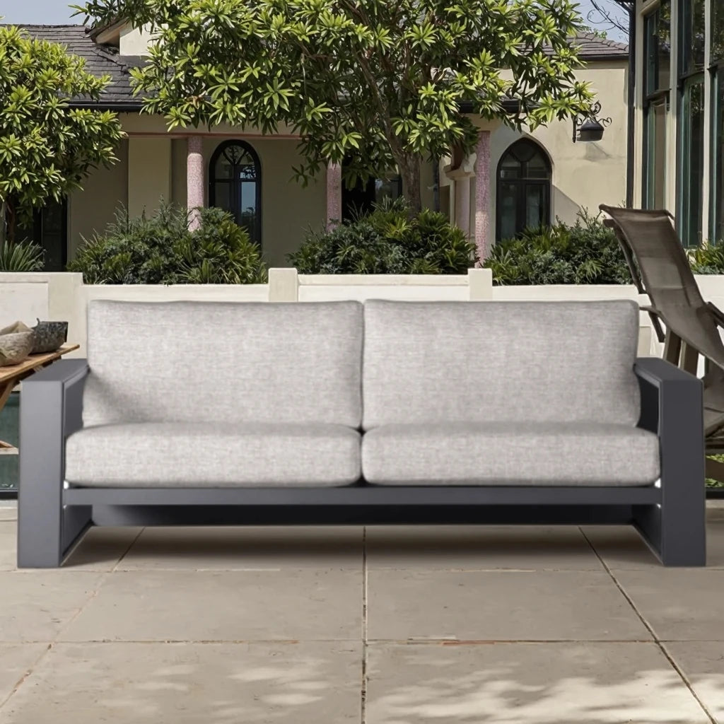 Custom Aluminium Deep Seating Sofa, Modern Outdoor Couch, Alfresco Outdoor Living Australia