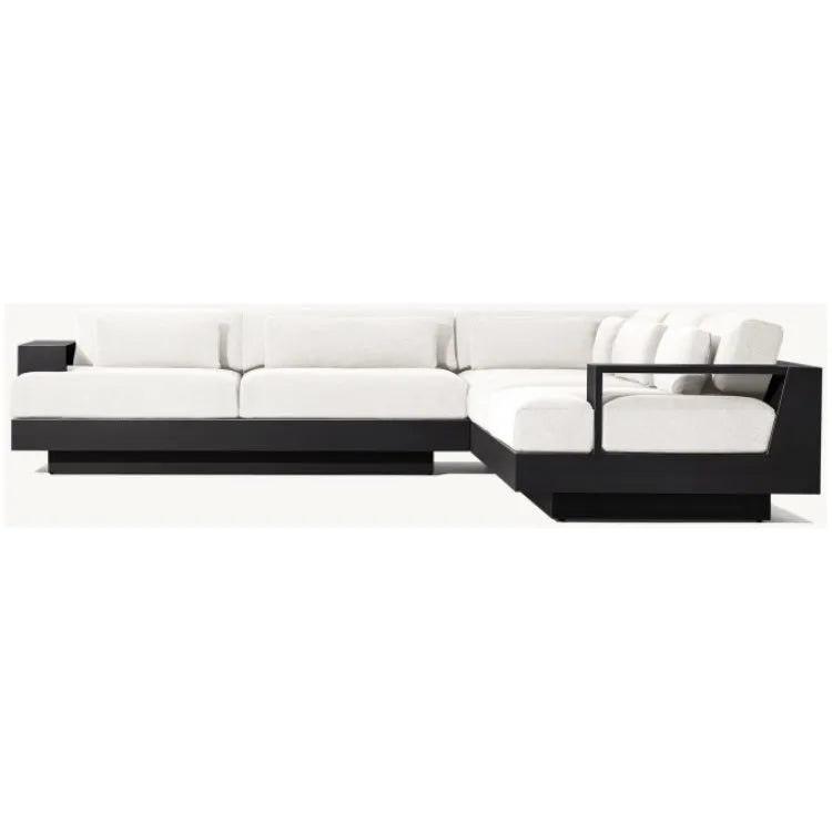 Designer Outdoor Furniture L-Shape Sofa Modern Alfresco Outdoor Living Australia