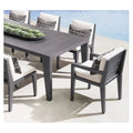 Modern 8 Seater Aluminium Dining Set Alfresco Outdoor Living Australia