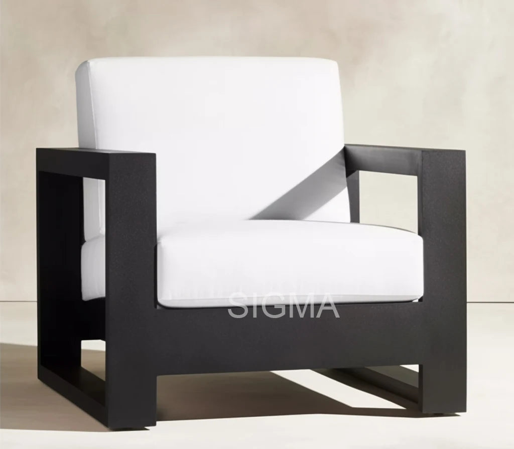 Custom Outdoor Furniture Aluminum Sofa Set Contemporary Modular Alfresco Outdoor Living Australia