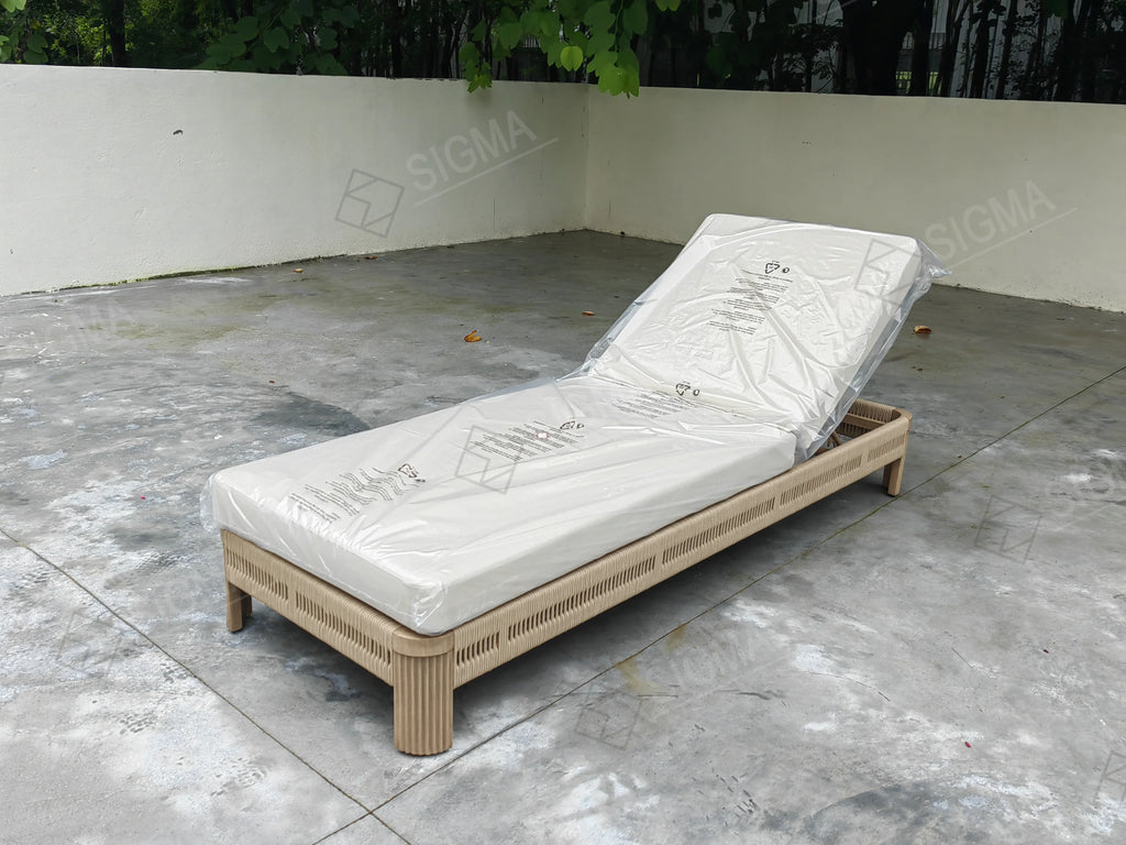 Custom Aluminium Outdoor Lounge Chair Sculptural Alfresco Outdoor Living Australia