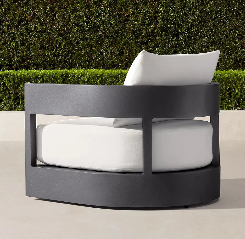 Outdoor Swivel Sofa Recliner Handcrafted Aluminium Alfresco Outdoor Living Australia