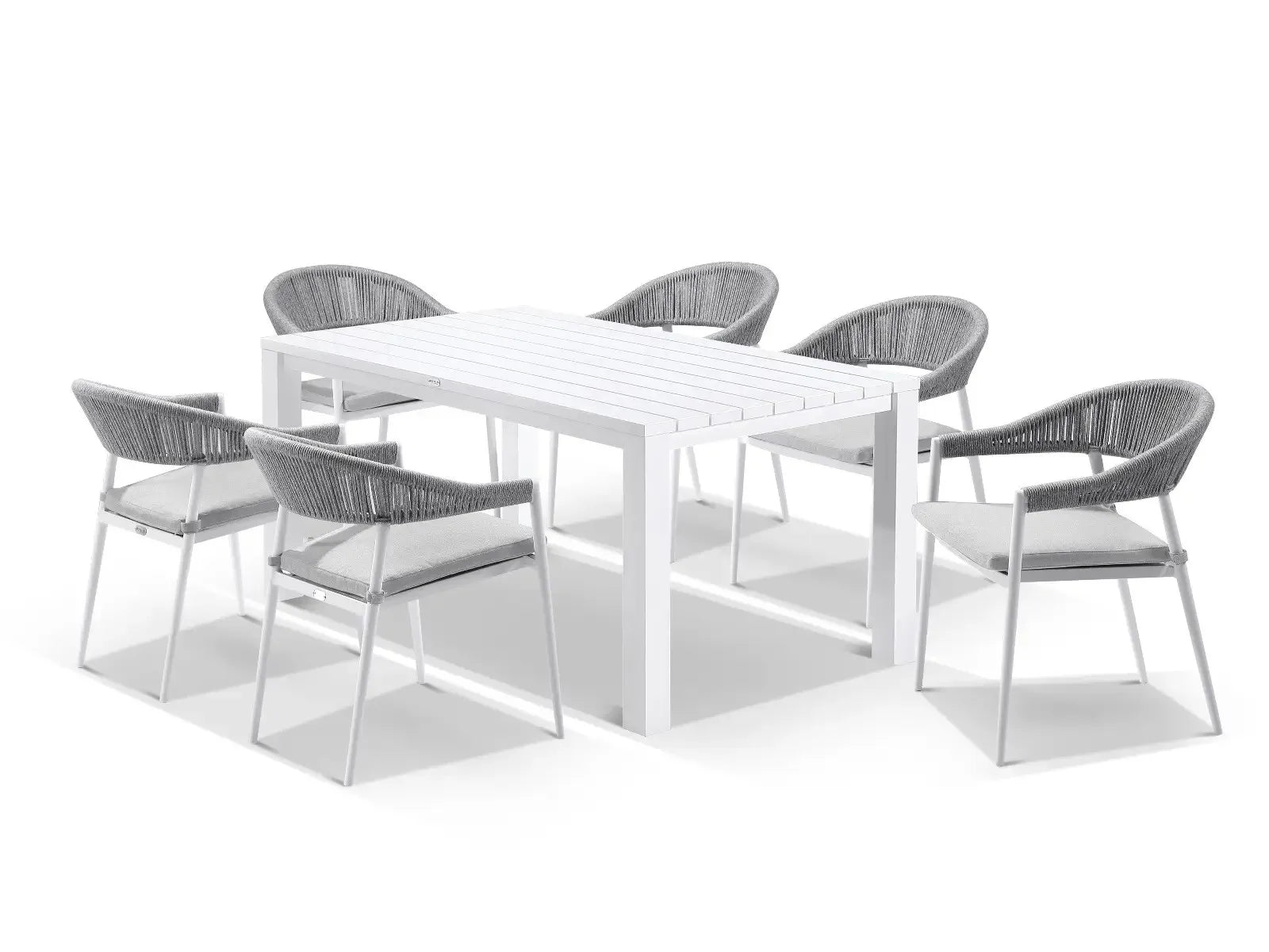 Custom Aluminium Rope Dining Chair Alfresco Outdoor Living Australia