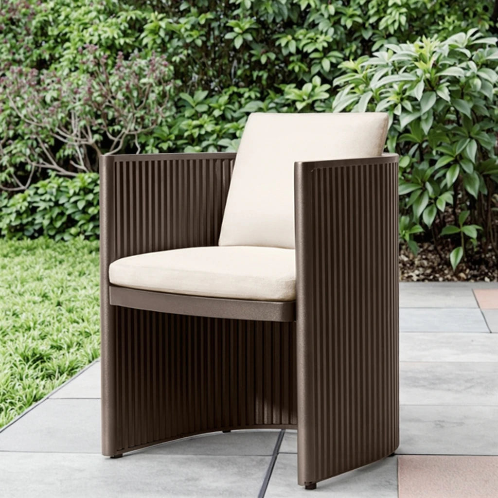 Custom Outdoor Aluminum Dining Chair Contemporary Minimalist Alfresco Outdoor Living Australia