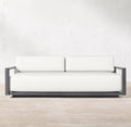 Custom Rattan Garden Sofa Set Modern Woven Aluminum Alfresco Outdoor Living Australia