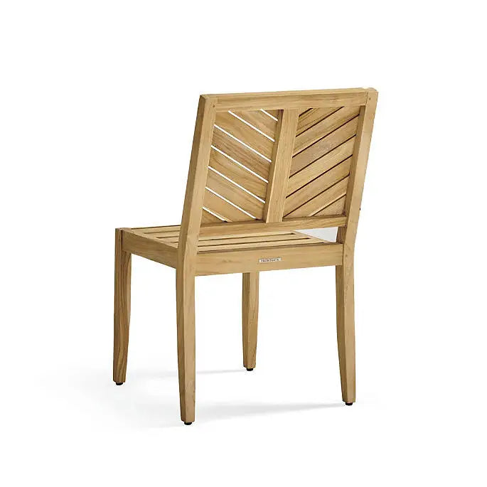 Custom Teak Dining Chair Modern Solid Wood Alfresco Outdoor Living Australia