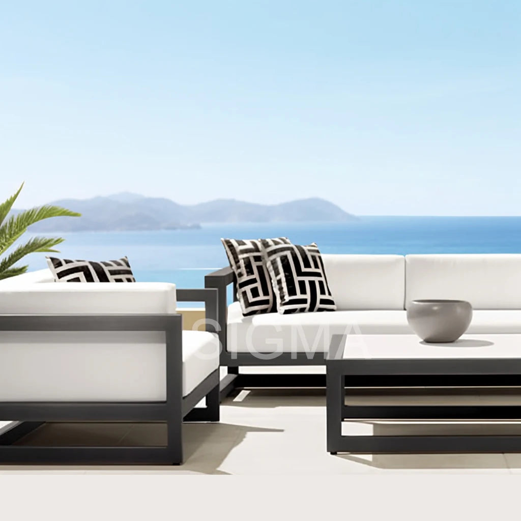 Custom Outdoor Furniture Aluminum Set Modern Alfresco Outdoor Living Australia