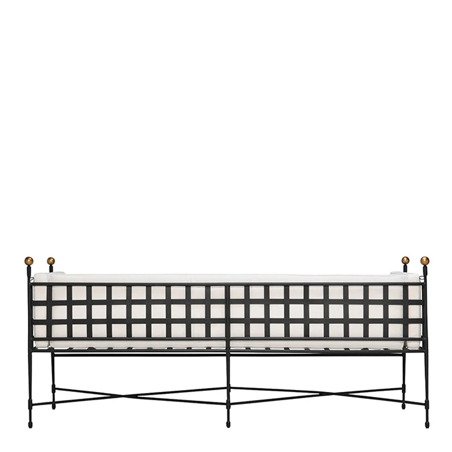 Designer Outdoor Sofa 3 Seater Modern Steel Alfresco Outdoor Living Australia