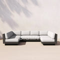 Modular U-Shape Aluminum Outdoor Sofa Set