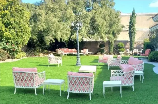 Designer Outdoor Furniture Aluminum Sofa Cross Back Alfresco Outdoor Living Australia