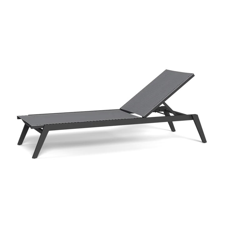 Contemporary Metal Sun Lounger Modern Outdoor Furniture Alfresco Outdoor Living