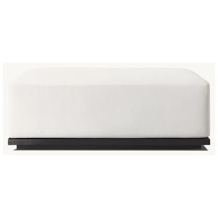 Custom Outdoor Ottoman Modern Geometric Base Alfresco Outdoor Living Australia