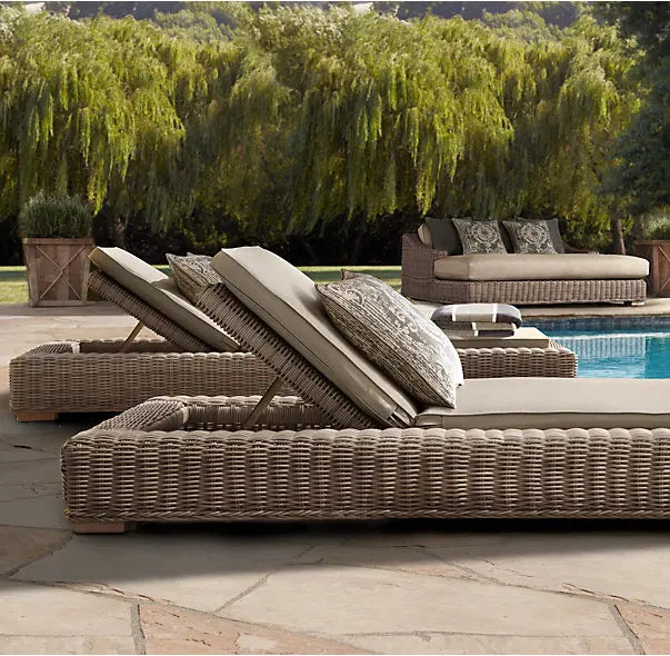 Sun Lounger Rattan Outdoor Daybed Adjustable Architectural Alfresco Outdoor Living Australia