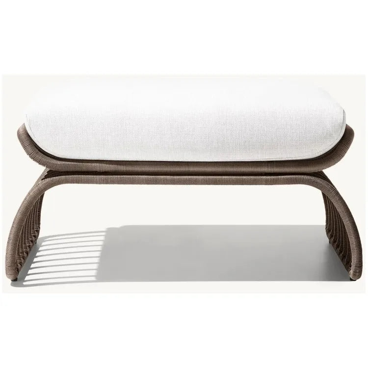 Custom Outdoor Furniture Ottoman Footstool Rope Alfresco Outdoor Living Australia