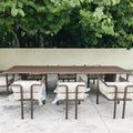 Custom Aluminum Outdoor Dining Set Contemporary Alfresco Outdoor Living Australia
