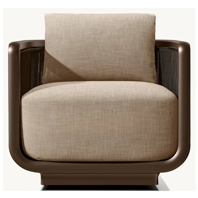 Outdoor Swivel Sofa Chair Contemporary Mixed Materials Alfresco Outdoor Living Australia