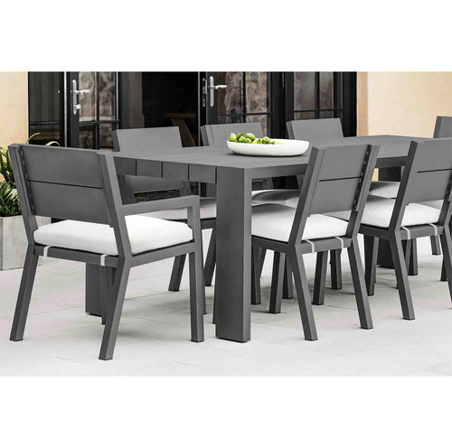 8 Seater Outdoor Dining Set Aluminium Modern Alfresco Outdoor Living Australia