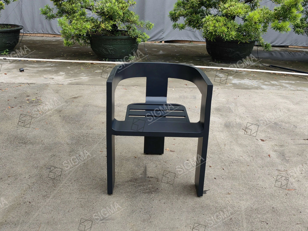 Custom Outdoor Dining 6-Seater Set Modern Aluminum Alfresco Outdoor Living Australia