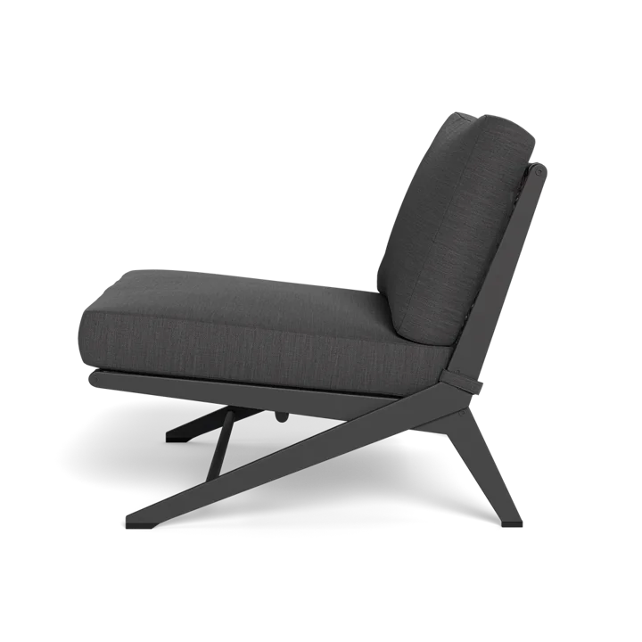 Designer Outdoor Sofa Armless Aluminum Rattan Modular Sculptural Alfresco Outdoor Living Australia
