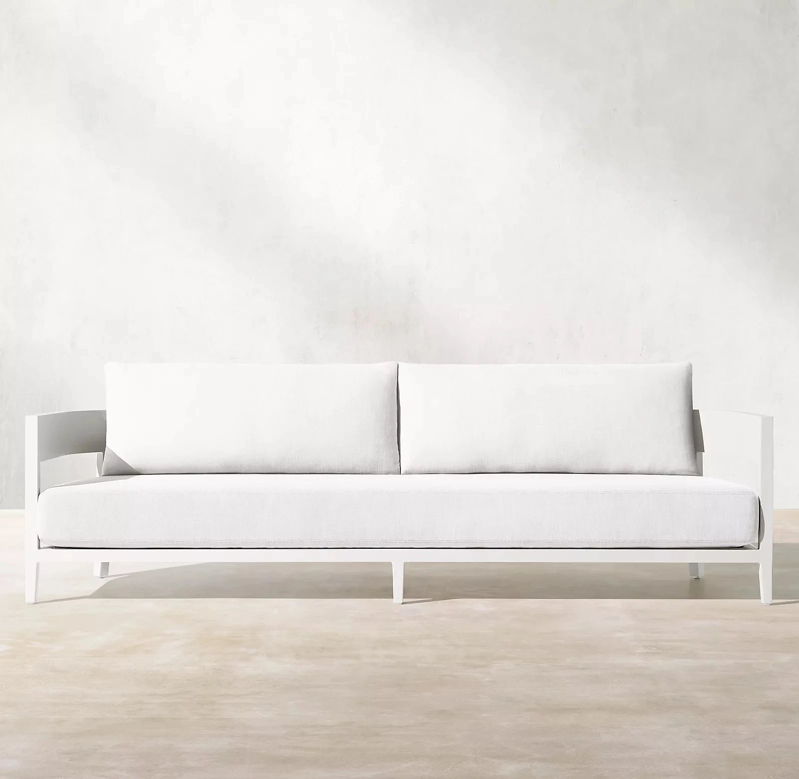 Custom Outdoor Furniture Sofa Curved Armrest Alfresco Outdoor Living Australia